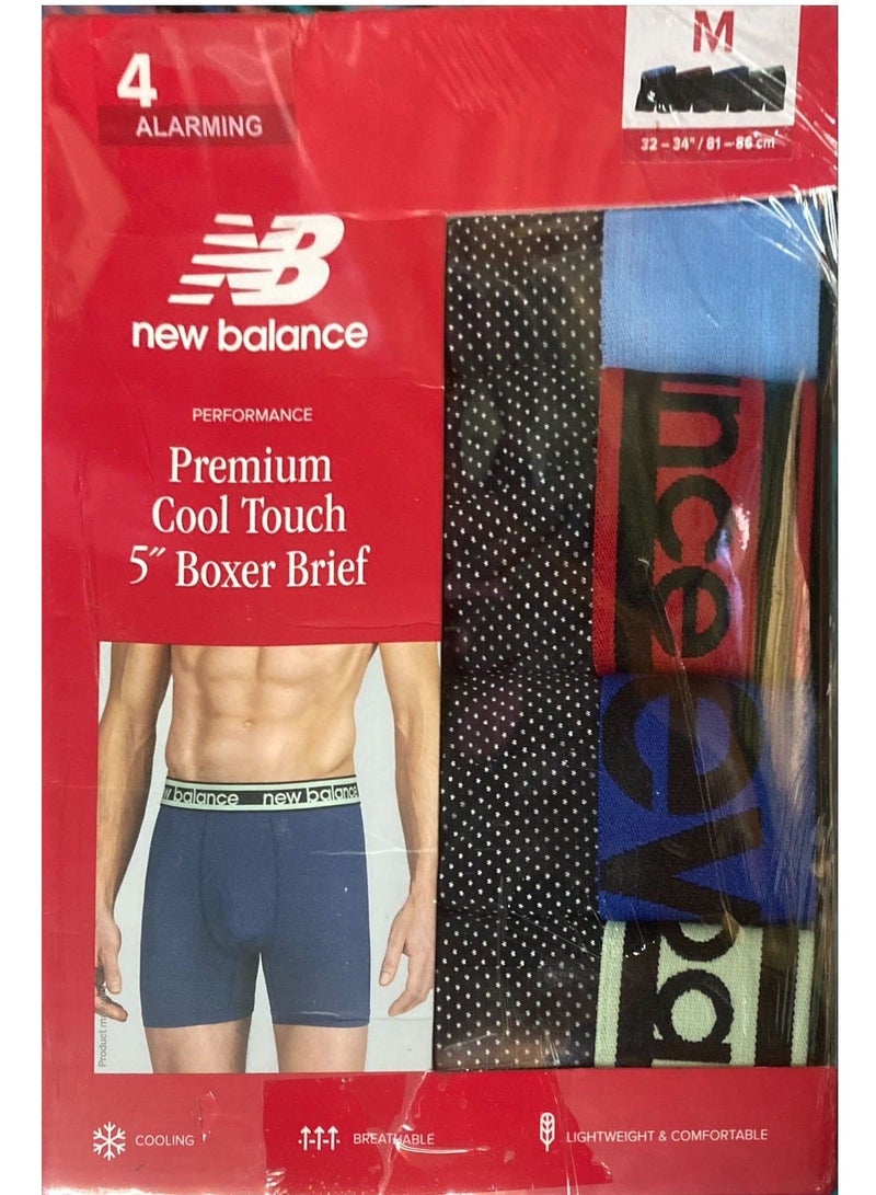New Balance Underwear Boxer Briefs for men - 4 Pack (Dotted) - Image 1